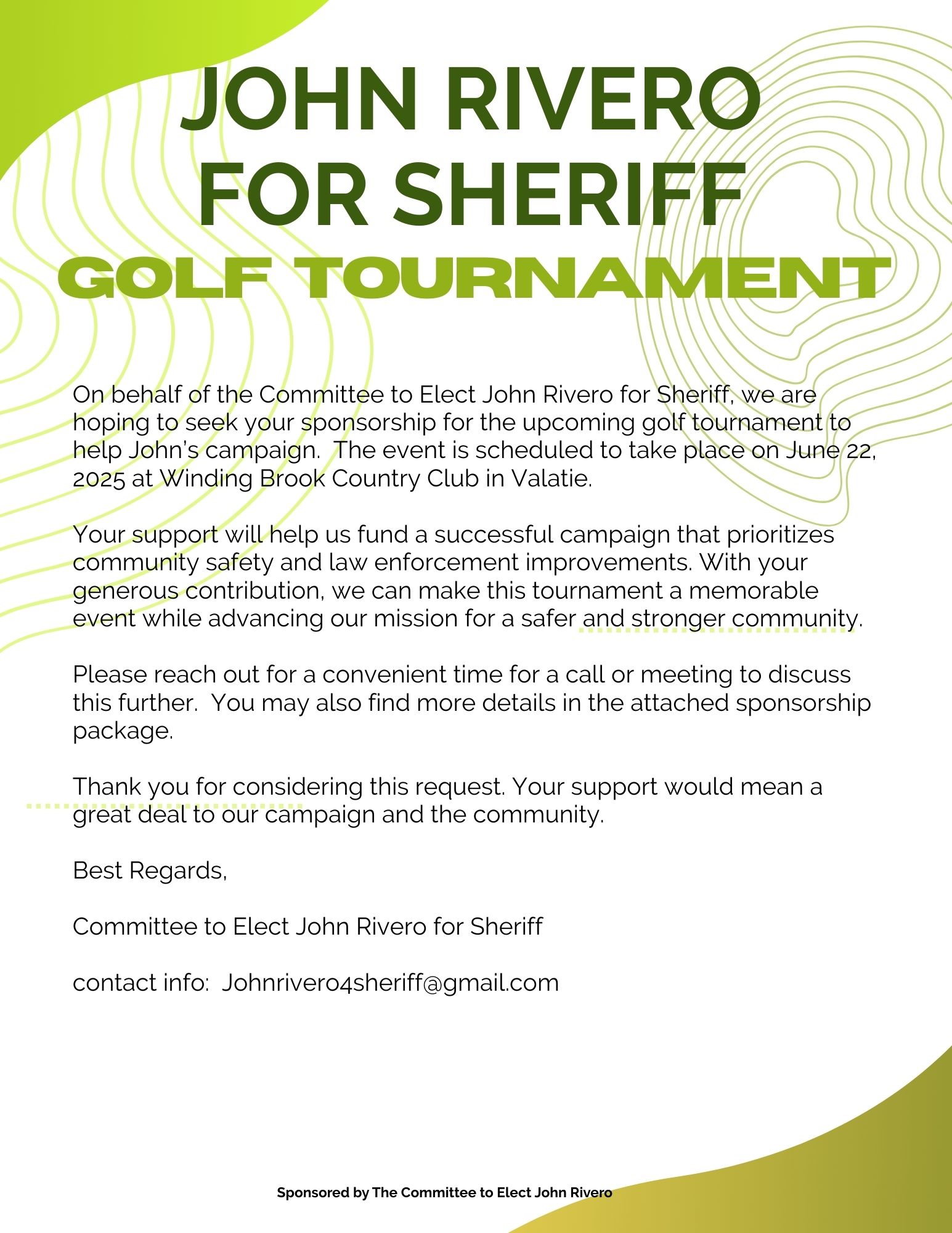 golf invitation